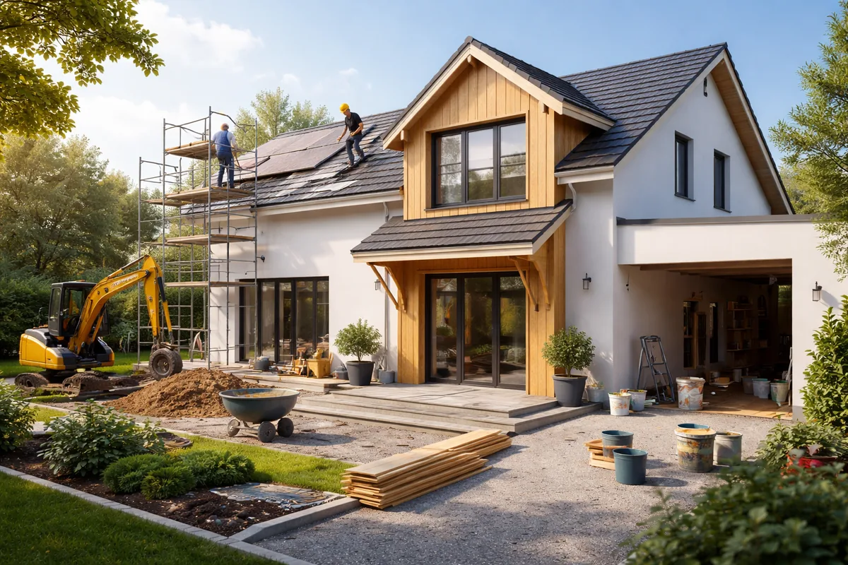 Quel impact des travaux sur la valeur d'une maison individuelle