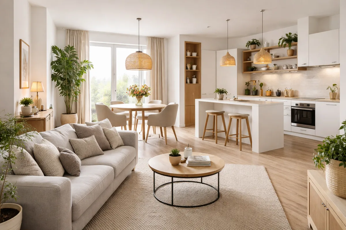 Comment optimiser l'agencement d'un appartement de 60 m²